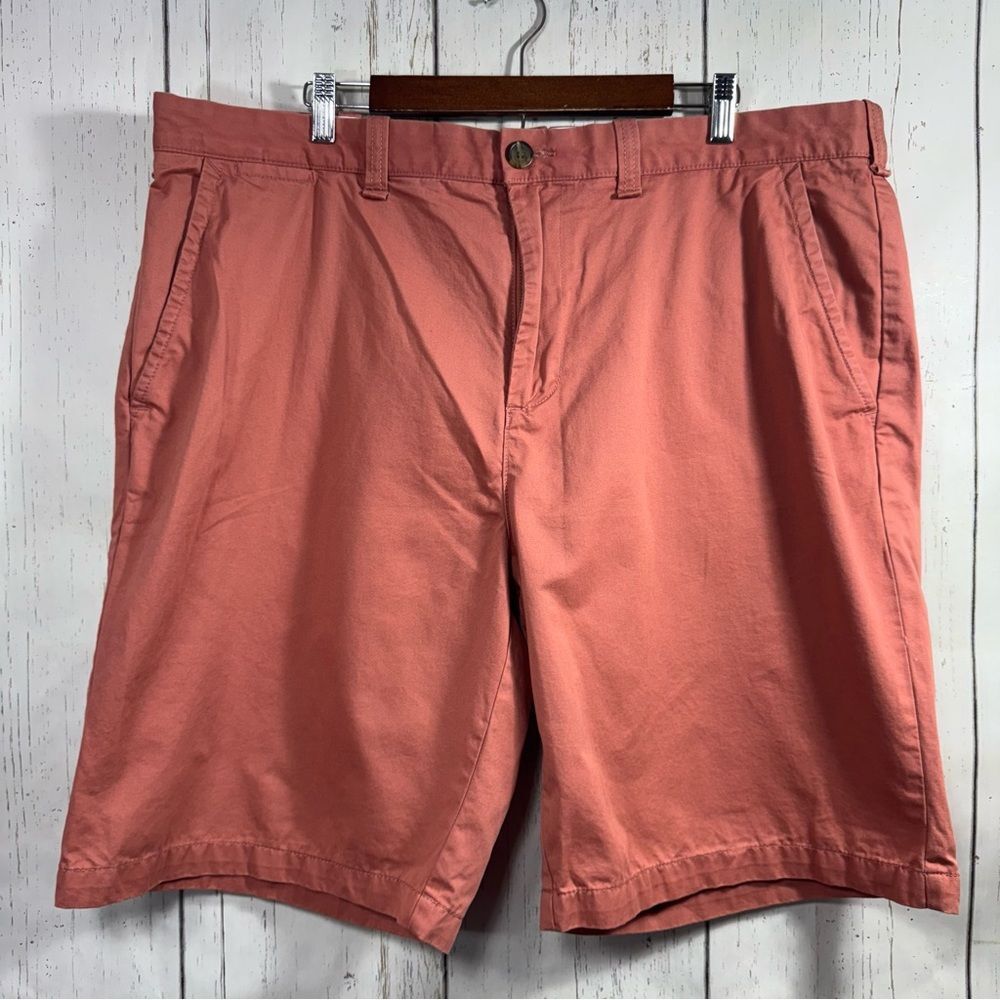 Tommy Hilfiger Salmon Pink Chino Shorts Mens Size 42 Classic Preppy Golf